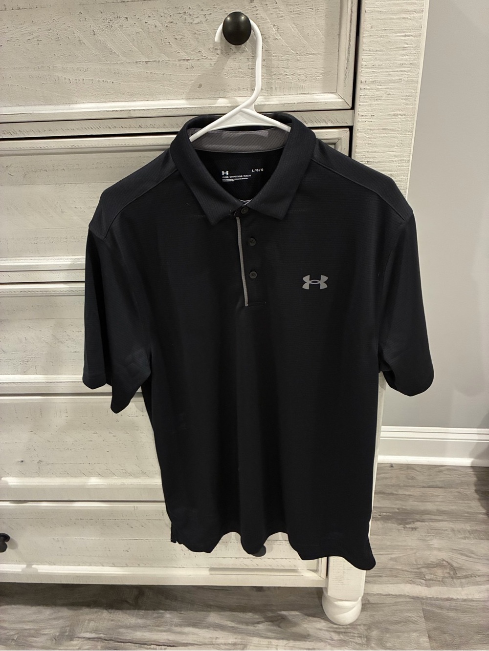 Under Armour Black Men's Performance Polo with Subtle Logo